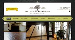 Desktop Screenshot of colonialplankfloors.com